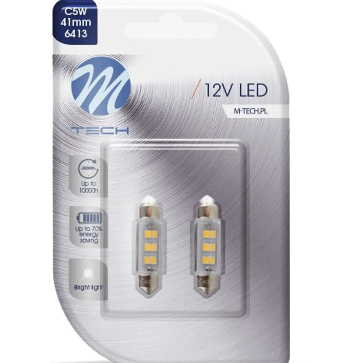 M-TECH LED BASIC PIENOISPOLTTIMO C5W-C10W VALK 6K SV8.5-8 41