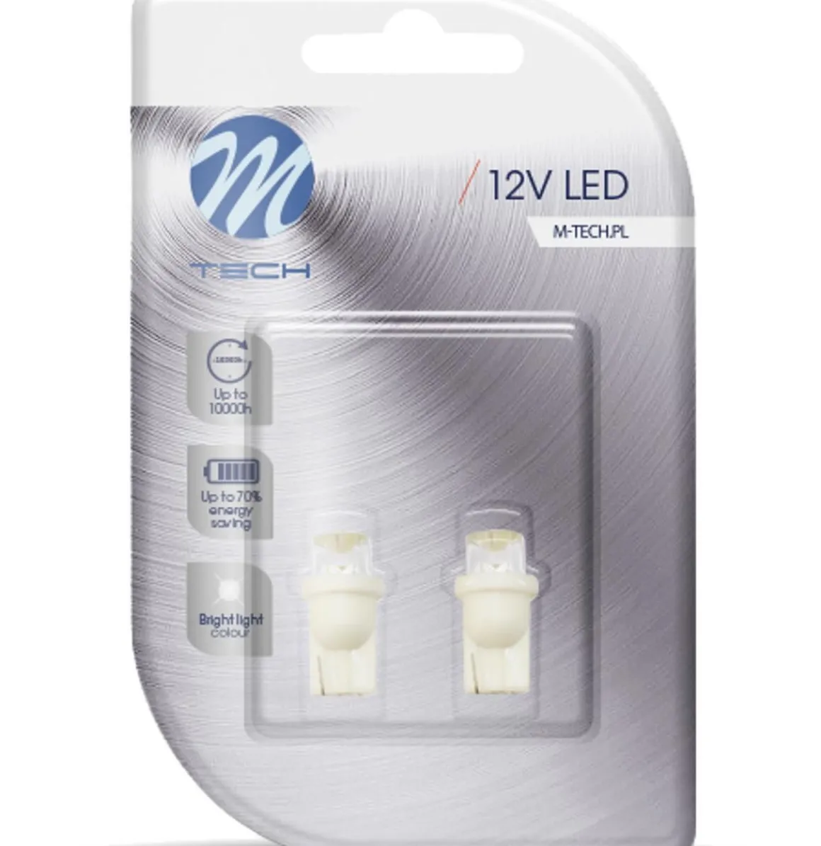 M-TECH LED BASIC PIENOISPOLTTIMO W5W VALK 6K W1.2X9.5D T10
