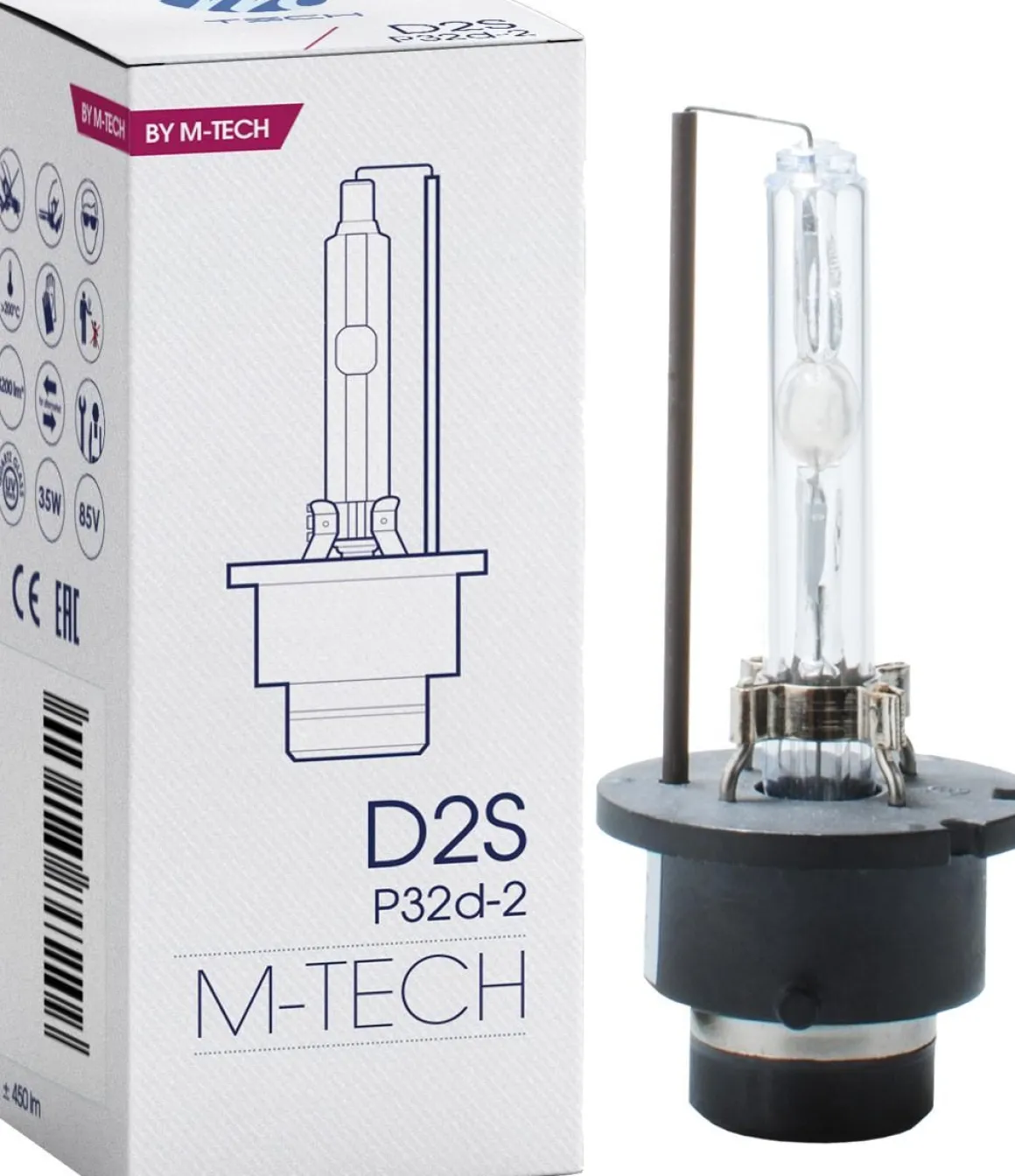 M-TECH XENON POLTTIMO D2S 35W 85V 4300K PK32D-2