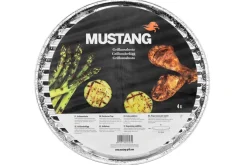 MUSTANG GRILLAUSALUSTA PYÖREÄ 4 KPL ALUMIINI