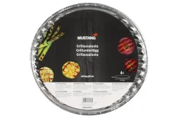MUSTANG GRILLAUSALUSTA PYÖREÄ 4 KPL ALUMIINI