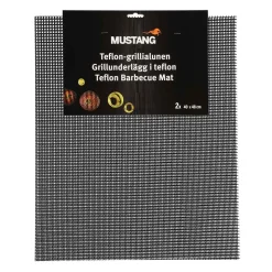 MUSTANG GRILLIALUNEN TEFLON 48X40 CM 2 KPL