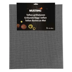 MUSTANG GRILLIALUNEN TEFLON 48X40 CM 2 KPL