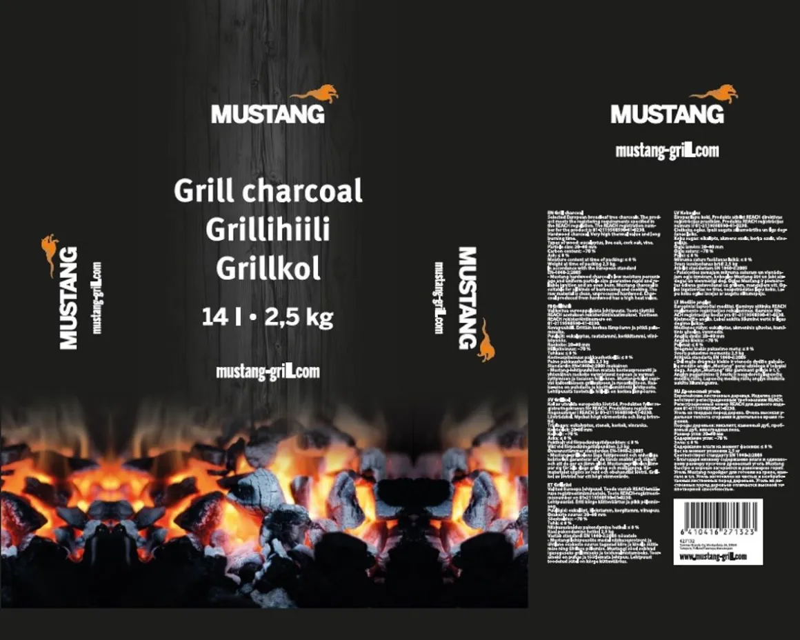 MUSTANG GRILLIHIILI 2,5 KG