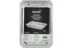 MUSTANG GRILLIVUOKA 31X21 CM 12 KPL ALUMIINI DISPLAY