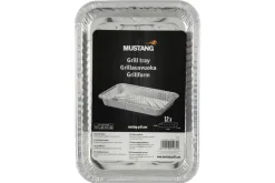 MUSTANG GRILLIVUOKA 31X21 CM 12 KPL ALUMIINI DISPLAY