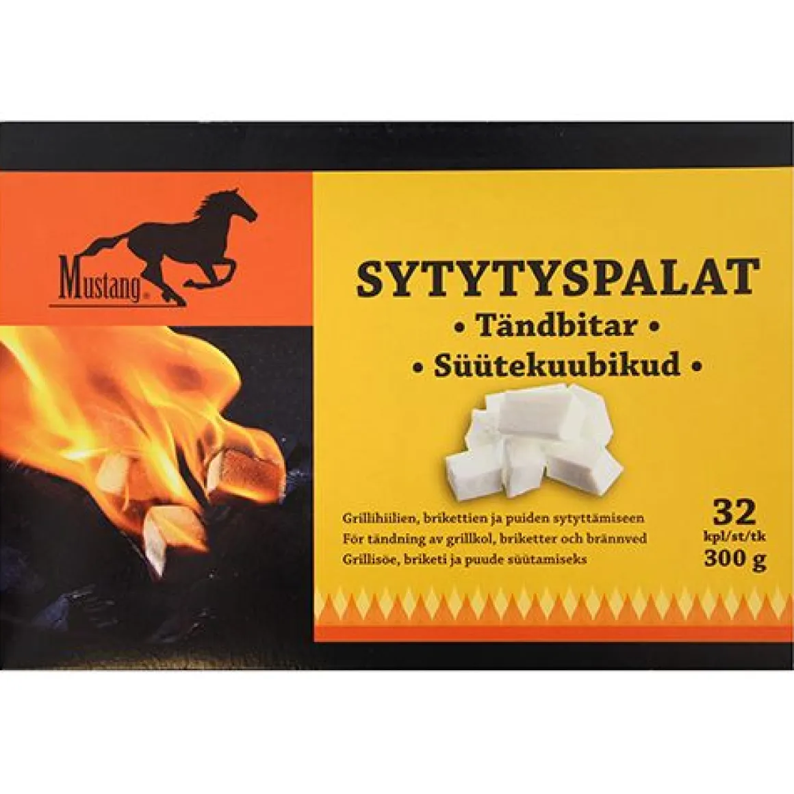 MUSTANG SYTYTYSPALA 32KPL VALKOINEN