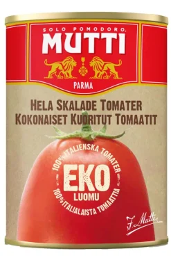 MUTTI KOKONAINEN KUORITTU TOMAATTI LUOMU 400 G
