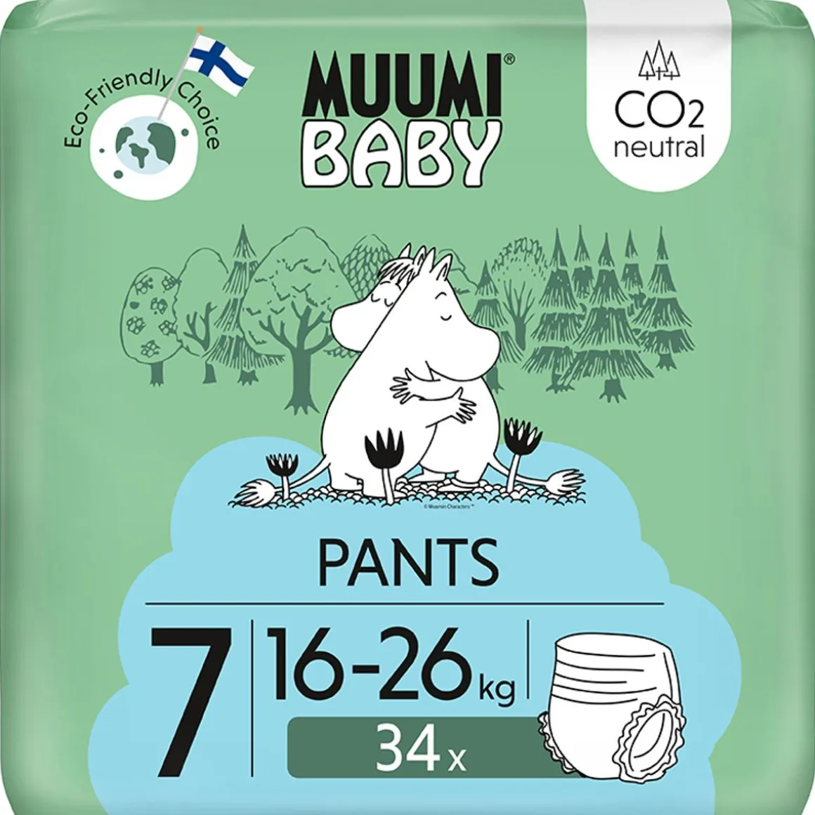 MUUMI WALKERS EXTRA LARGE 16-26 KG 34 KPL