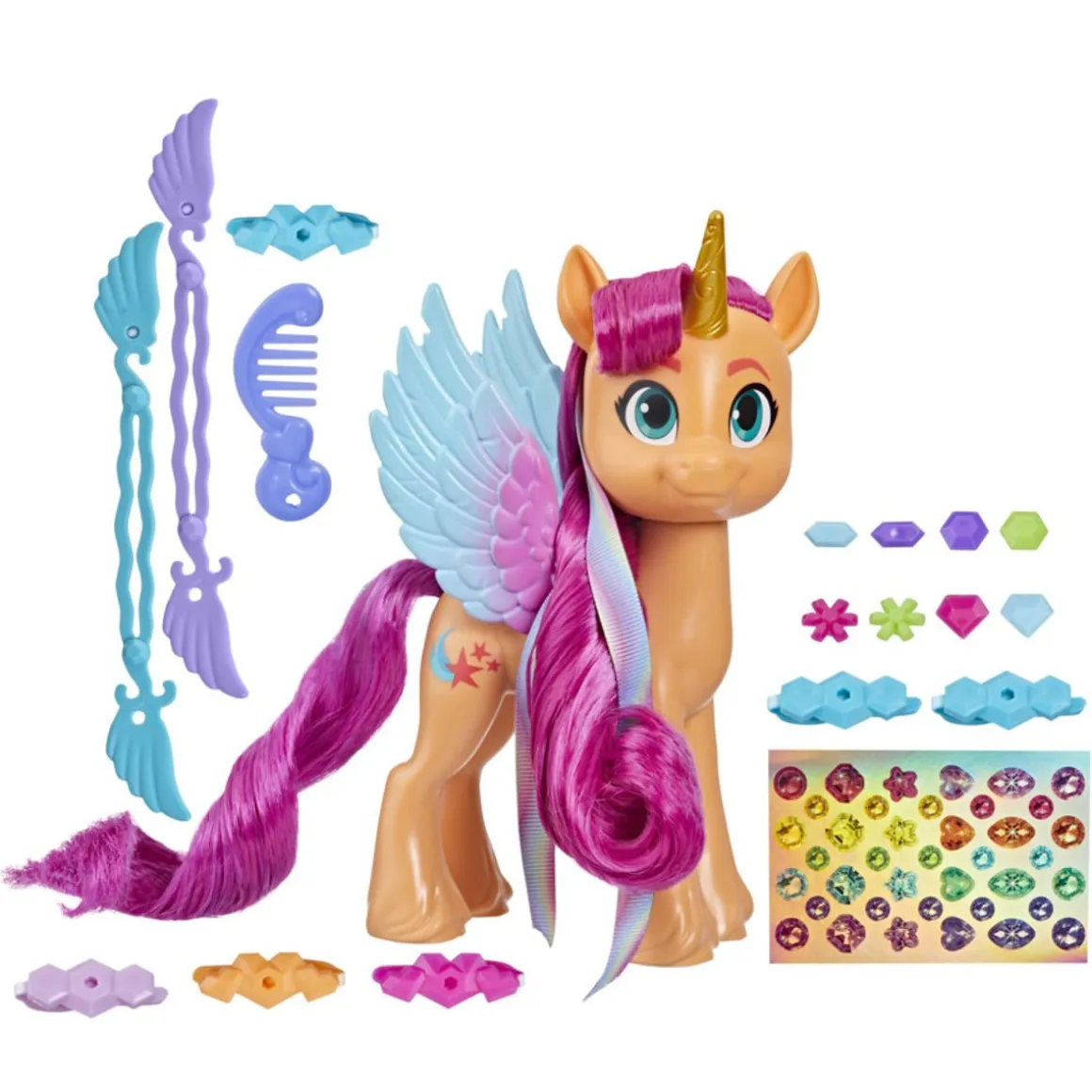 MY LITTLE PONY PONI SUNNY HIUSLEIKKISETTI