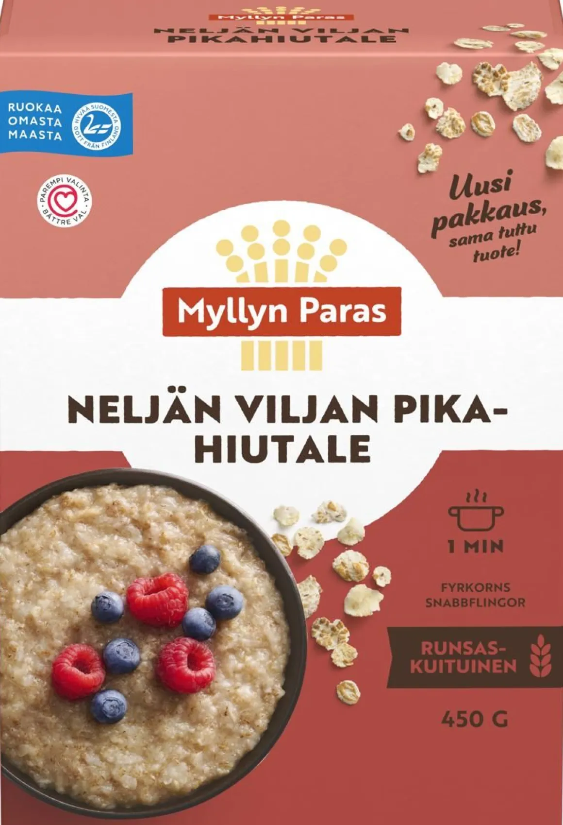 MYLLÄRIN MYLLYN PARAS I 4-VILJAN PIKAHIUTALE 450 G