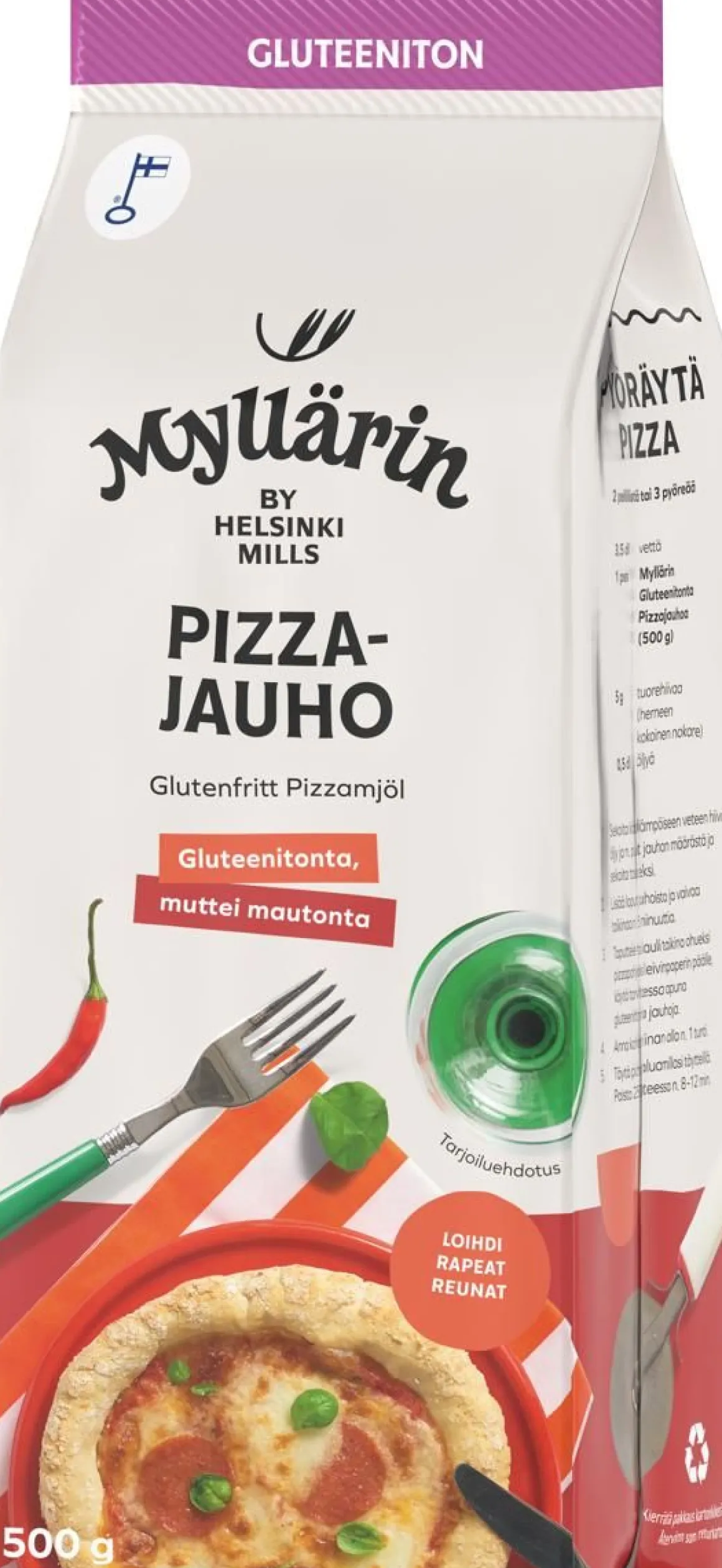 MYLLÄRIN PIZZAJAUHO GLUTEENITON 500 G