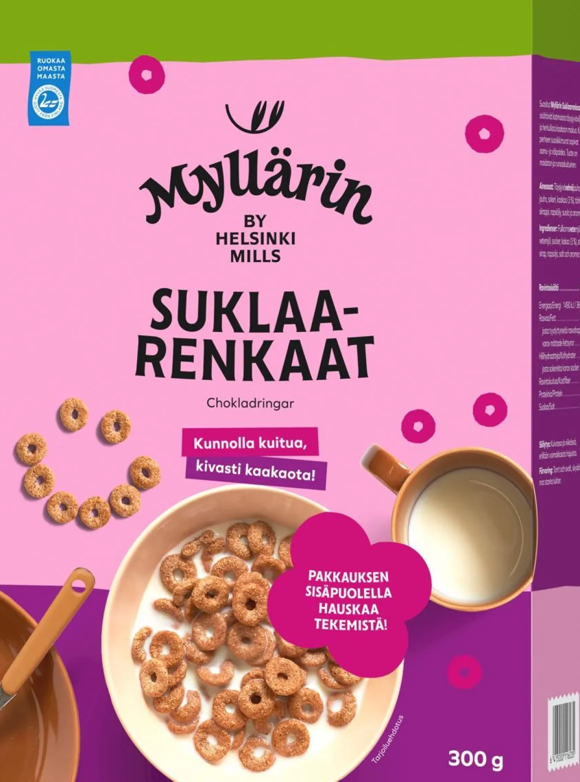 MYLLÄRIN SUKLAAVEHNÄRENGAS 300 G