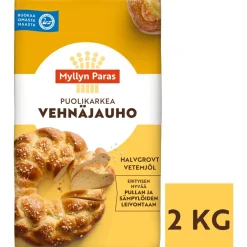 MYLLYN PARAS EMÄNNÄN PUOLIKARKEA VEHNÄJAUHO 2 KG