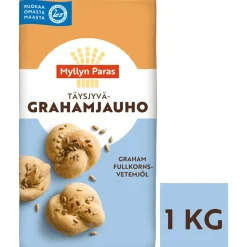 MYLLYN PARAS GRAHAM TÄYSJYVÄVEHNÄJAUHO 1KG