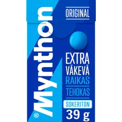 MYNTHON ORIGINAL EXTRA VÄKEVÄ SOKERITON 39 G