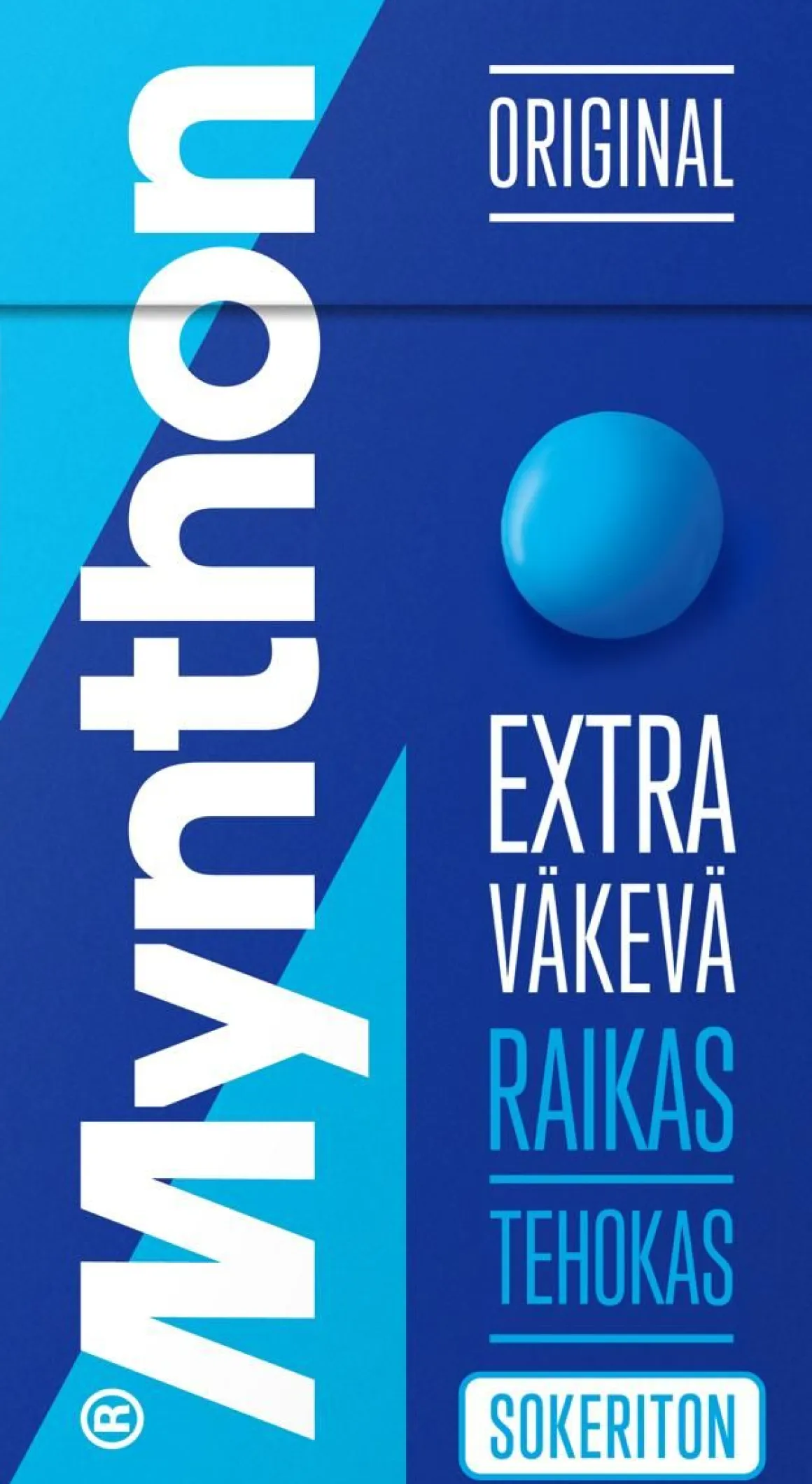 MYNTHON ORIGINAL EXTRA VÄKEVÄ SOKERITON 39 G
