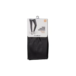 NAISTEN LEGGINGS "FAKE LEATHER", KOOT S-XXL, MUSTA