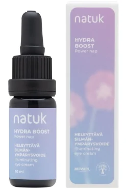 NATUK HYDRA BOOST HELEYTTÄVÄ SILMÄNYMPÄRYSVOIDE 10 ML