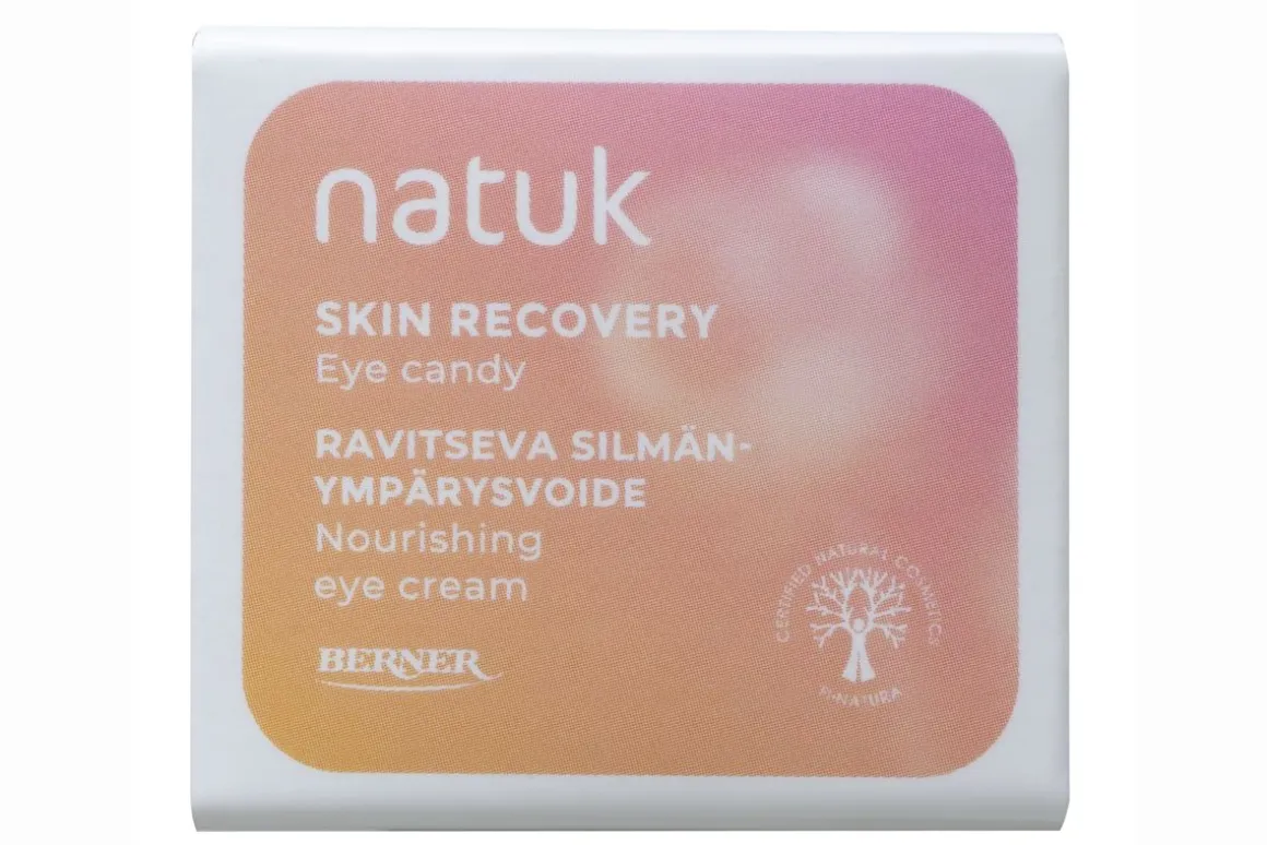 NATUK SKIN RECOVERY RAVITSEVA SILMÄNYMPÄRYSVOIDE 15 ML