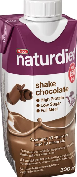 NATURDIET SHAKE SUKLAA 330 ML