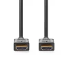 NEDIS HIGH SPEED HDMI-KAAPELI ETHERNET HDMI-LIITIN 1 M MUSTA