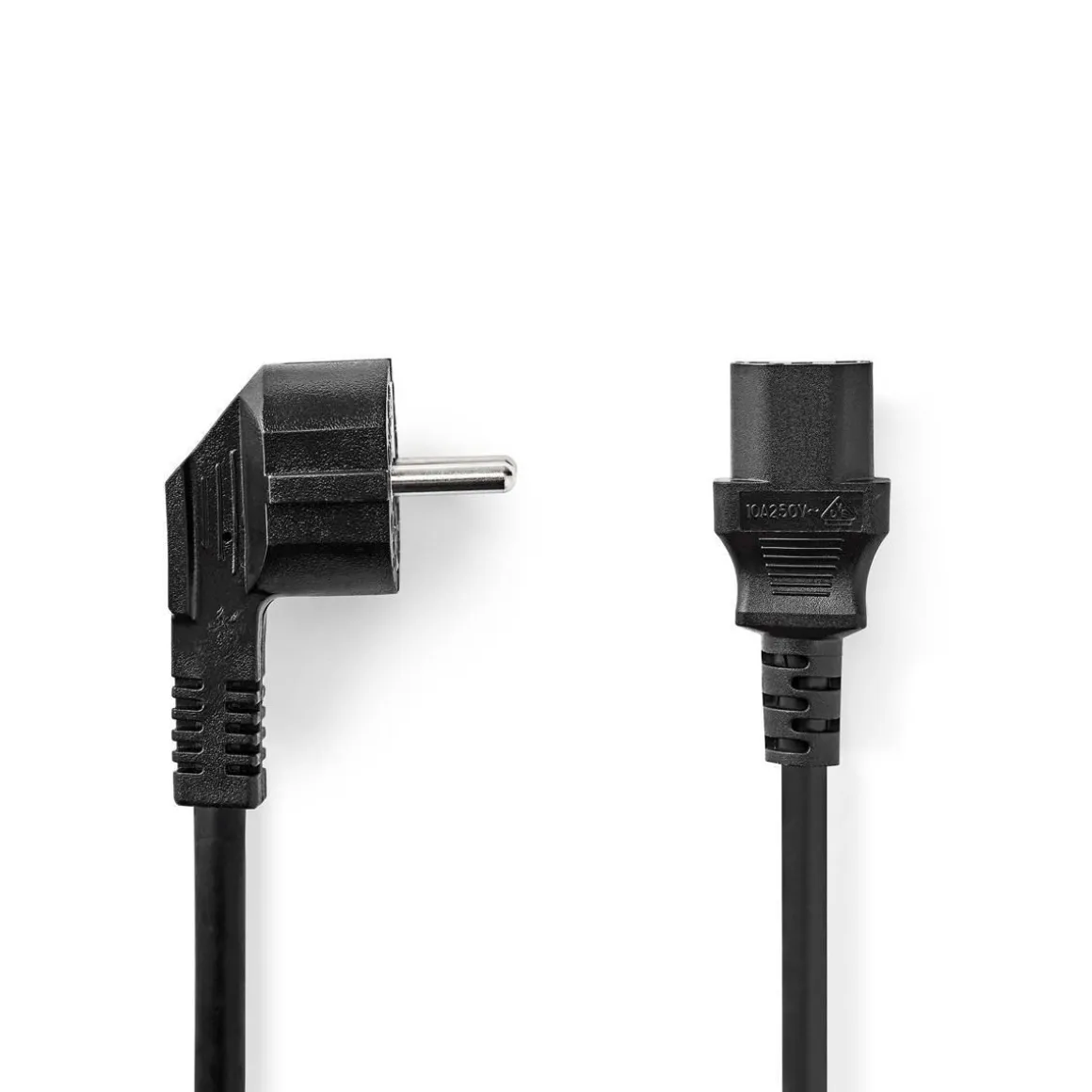 NEDIS SCHUKO VIRTAKAAPELI SCHUKO UROS - IEC-320-C13 2 M MUSTA