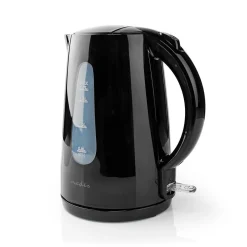 NEDIS VEDENKEITIN 1.7 L, 2200W, MUSTA, STRIX  OHJAIN