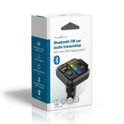NEDIS BLUETOOTH FM-LÄHETIN CATR3024BK PD24 W PIKALATAUKSELLA