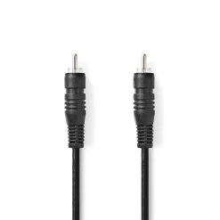 NEDIS DIGITAALINEN ÄÄNIKAAPELI RCA UROS - RCA UROS 2 M MUSTA