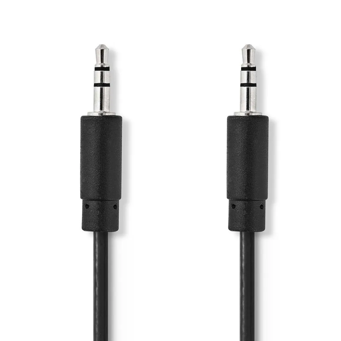 NEDIS STEREOÄÄNIKAAPELI 3.5 MM UROS - 3.5 MM UROS 5 M MUSTA