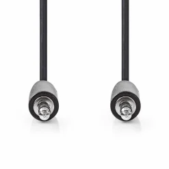 NEDIS STEREOÄÄNIKAAPELI 3.5 MM UROS - 3.5 MM UROS 5 M MUSTA
