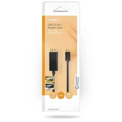 NEDIS USB-C KAAPELI USB-C UROS - DISPLAYPORT UROS 4K@60HZ 2.00