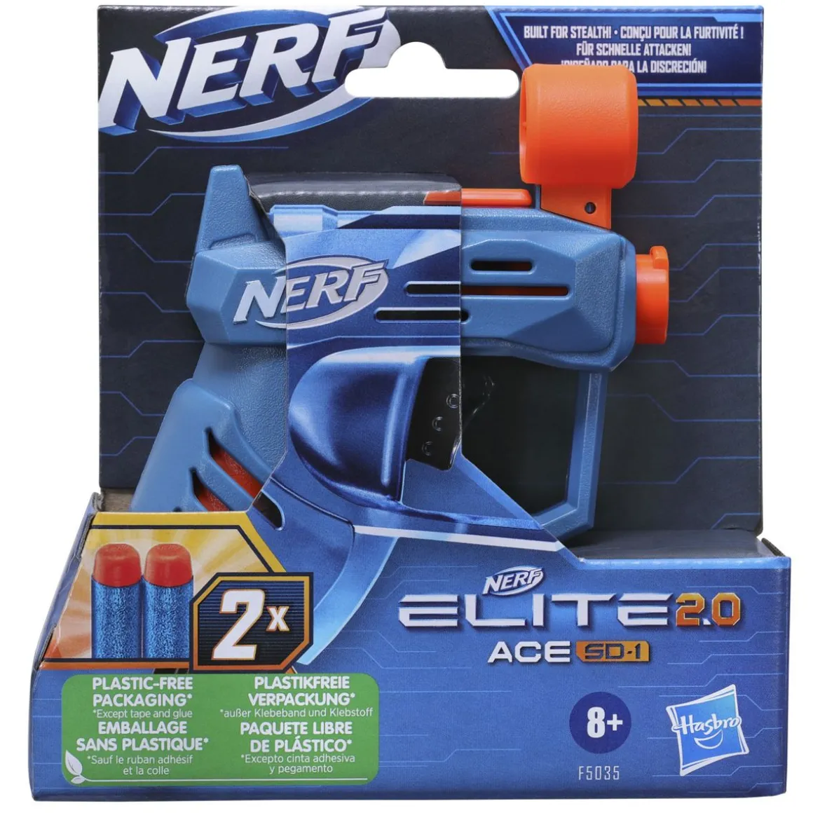 NERF ELITE 2.0 ACE SD 1 VAAHTOMUOVIAMMUSASE