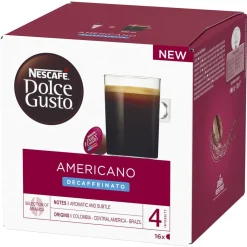 NESCAFE DOLCE GUSTO AMERICANO KOFEIINITON 16 KAPS 128 G