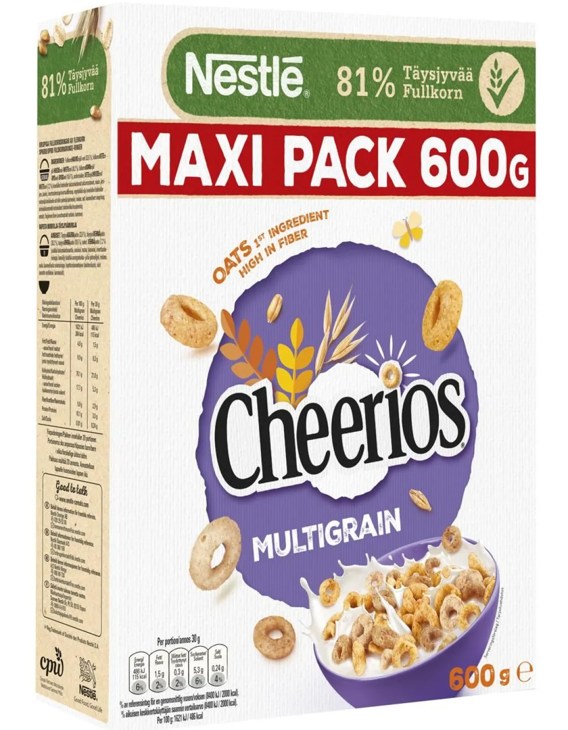 NESTLE CHEERIOS MONIVILJA 600 G