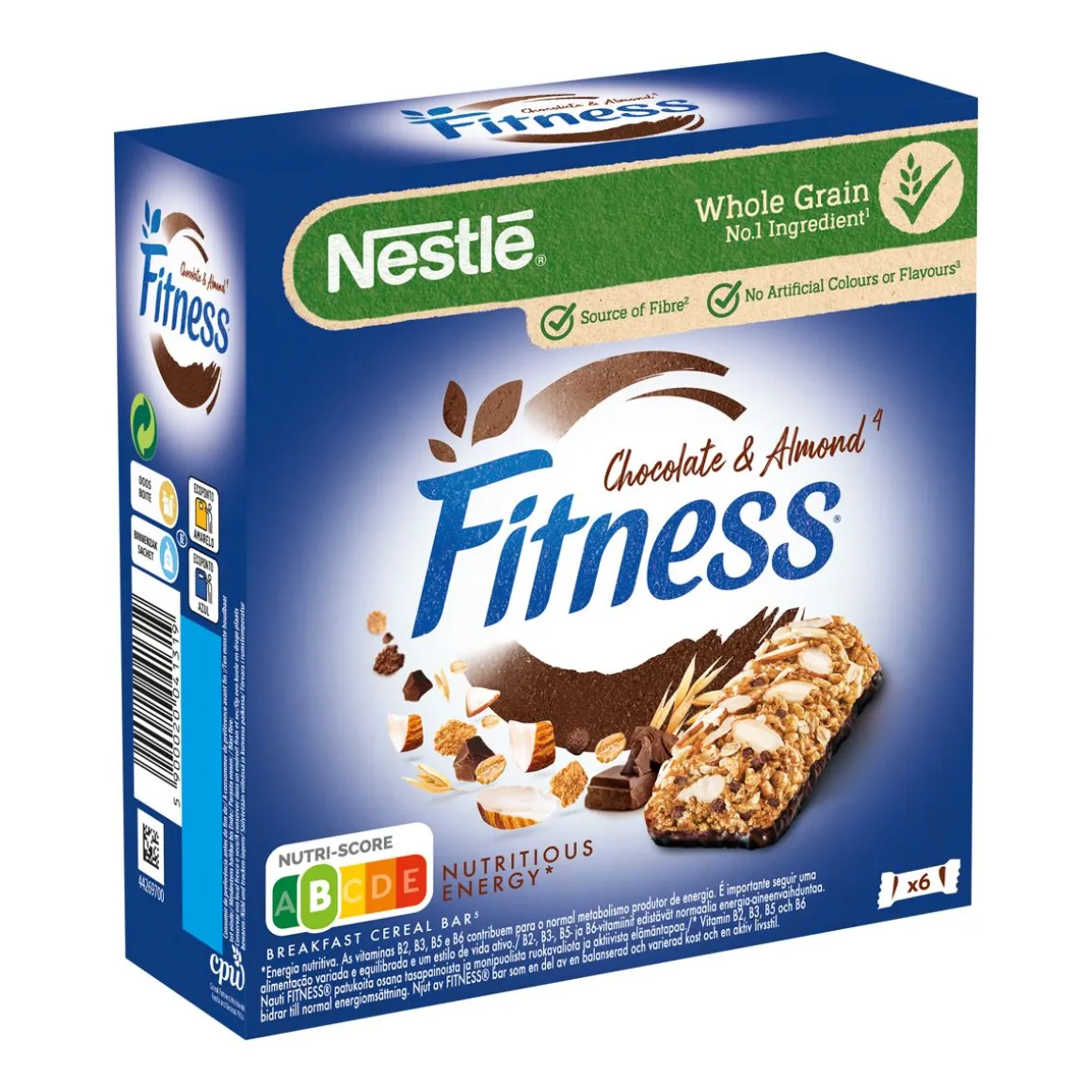 NESTLE FITNESS DARK CHOCOLATE AND ALMOND VILJAPATUKKA 6X23,5G 141 G
