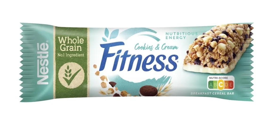 NESTLE FITNESS VILJAVÄLIPALA- PATUKKA COOKIES & CREAM 23,5 G