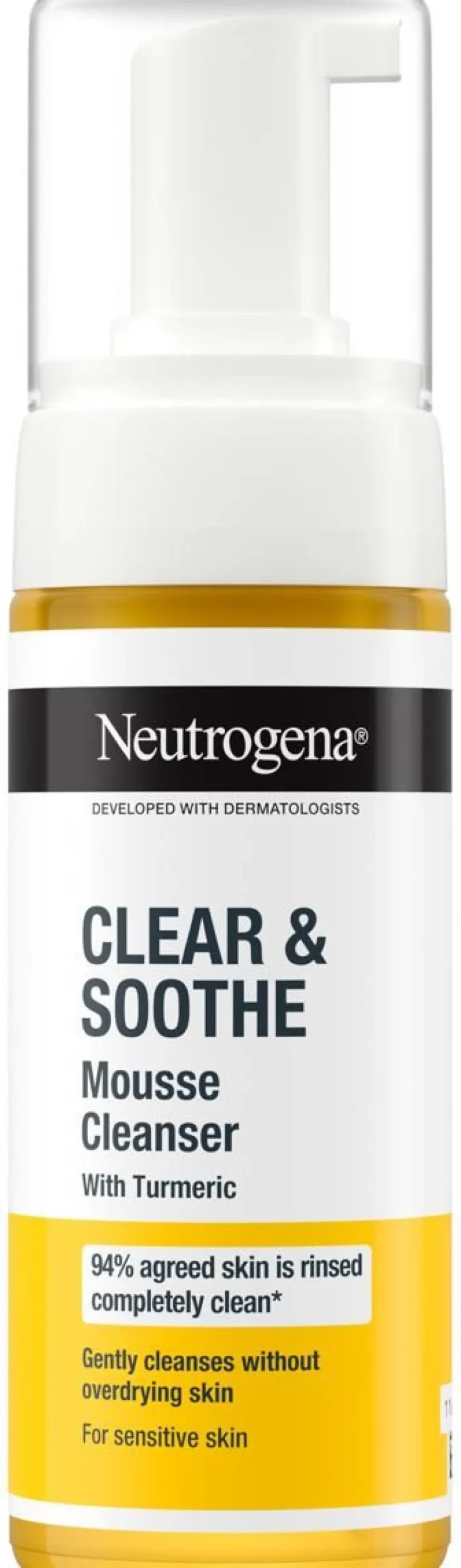 NEUTROGENA CLEAR&SOOTHE MOUSSE CLEANSER PUHDISTUSVAAHTO 150 ML