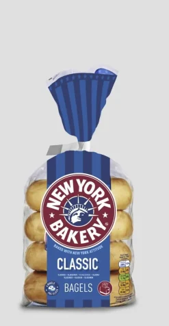 NEW YORK BAKERY CLASSIC BAGELS 4KPL 300 G