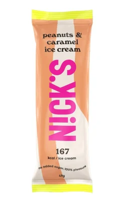 NICK'S JÄÄTELÖPATUKKA PEANUTS & CARAMEL 49 G