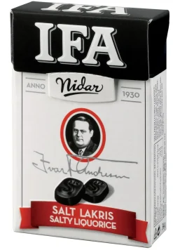 NIDAR IFA SALT LAKRITS 34 G