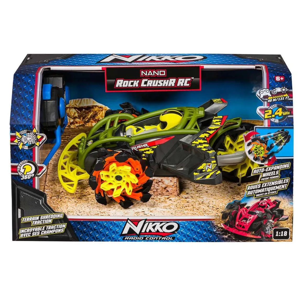 NIKKO 28CM NANO ROCK CRUSHR TECHNO GREEN