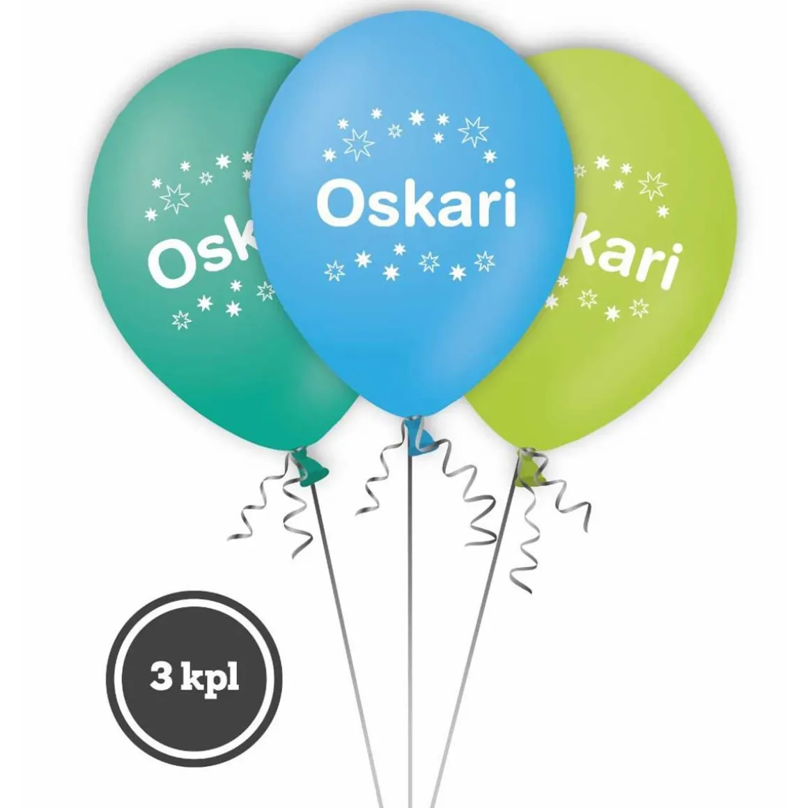 NIMI-ILMAPALLO OSKARI 3 KPL