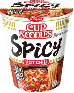 NISSIN CUP NOODLES HOT CHILI SPICY PIKANUUDELIKEITTO 66 G