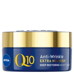 NIVEA  Q10 ANTI-WRINKLE EXTRA NOURISH DEEP RESTORING NIGHT CREA 5