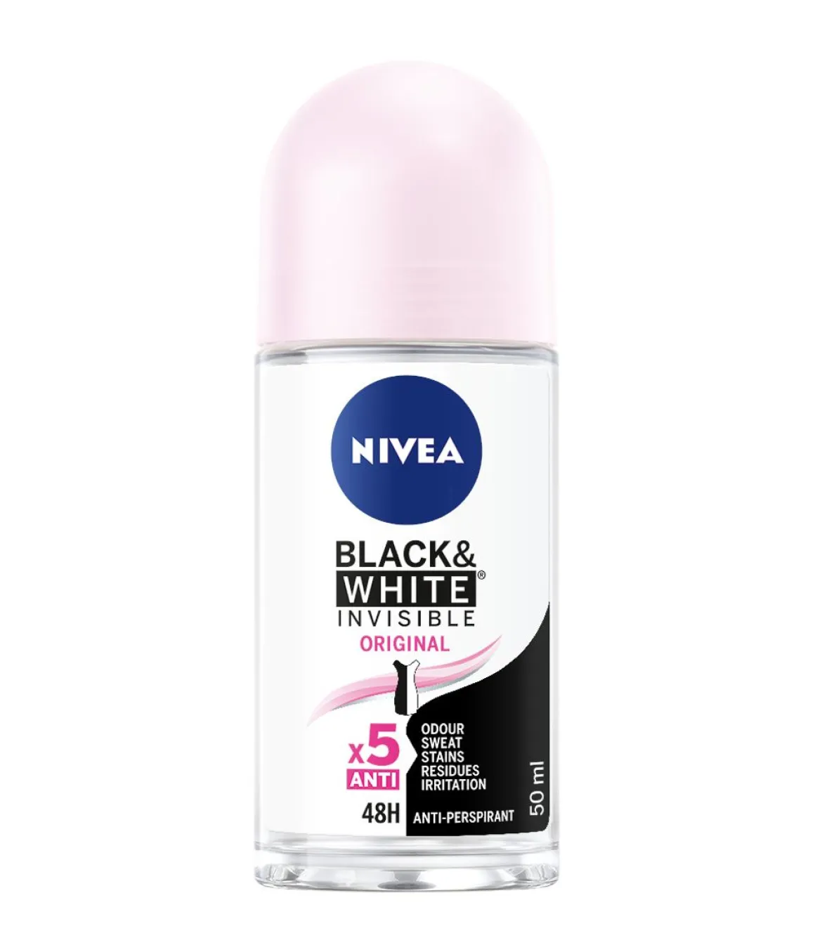 NIVEA DEO ROLL-ON INVISIBLE B&W ORIGINAL 50 ML