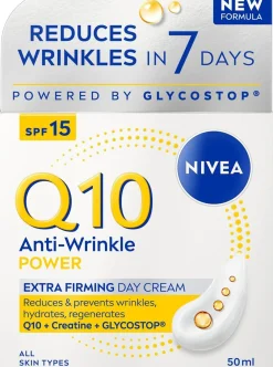 NIVEA  Q10 ANTI-WRINKLE POWER EXTRA FIRMING DAY CREAM SK15 -PÄI 5