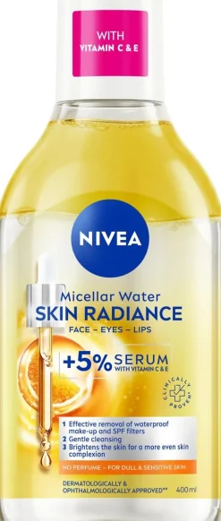 NIVEA SKIN GLOW MICELLAR WATER MISELLIVESI 400 ML