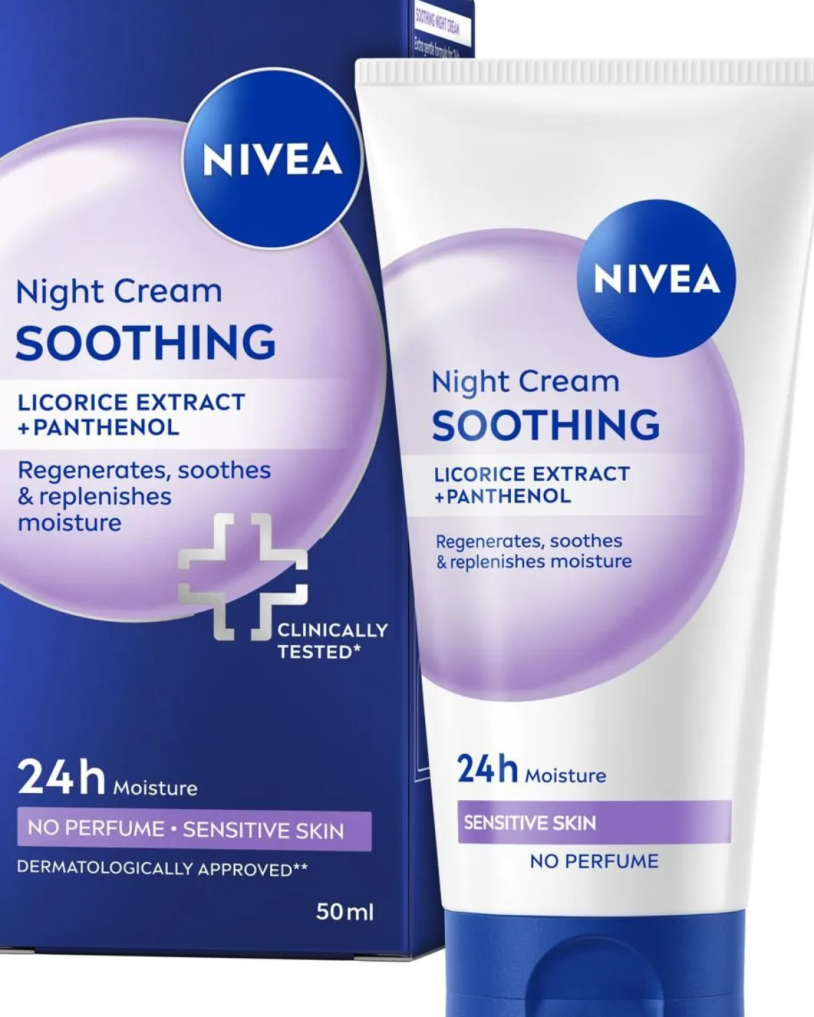 NIVEA SOOTHING NIGHT CREAM YÖVOIDE 50 ML